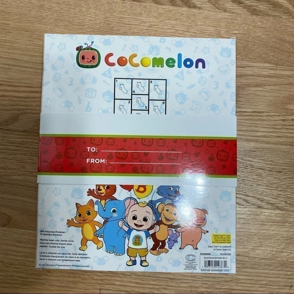 Cocomelon 10 Days of Socks NWT 2T-4T Kids Toddler Christmas